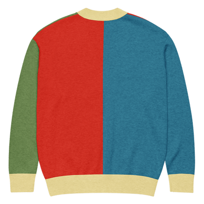 Bacha Amazigh Cardigan, flat back view. Vigatour Mark I